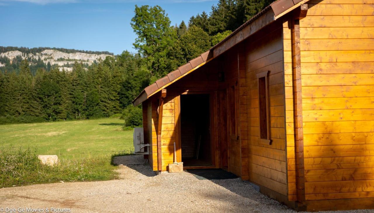 Les Jardins Du Herisson Chalet 2 Bonlieu Eksteriør billede